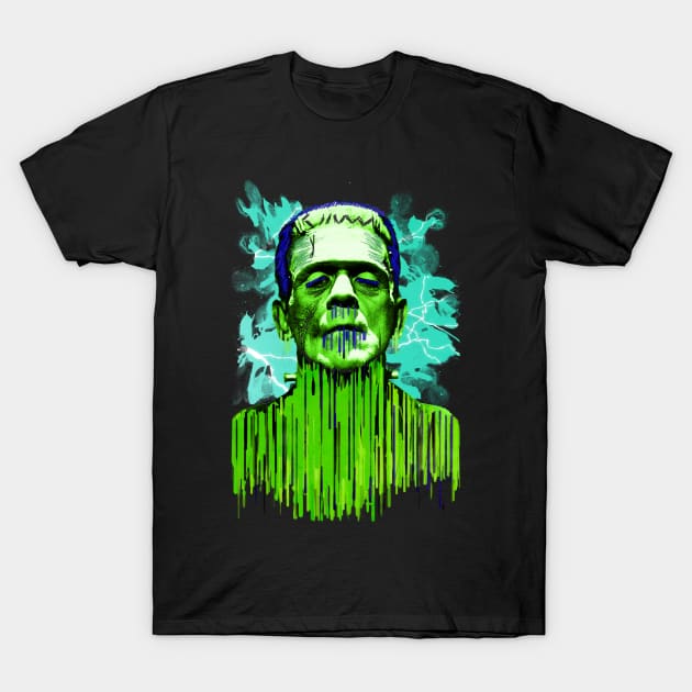 Frankenstein Ooze T-Shirt by lilspoonz